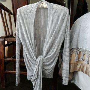 Splendid Long Sleeved Waterfall Top